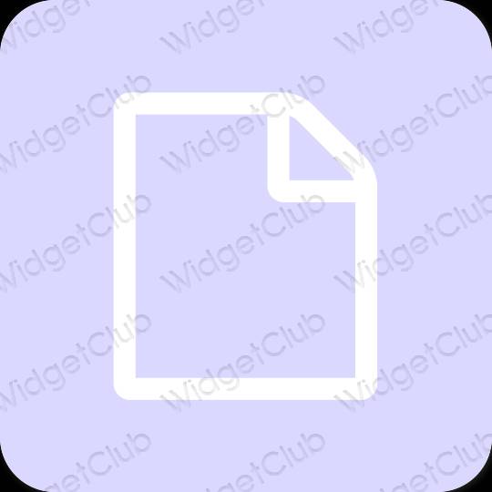 Icone delle app Notes estetiche