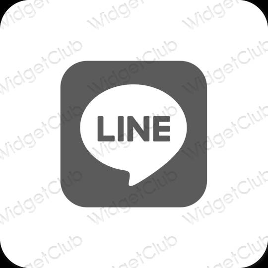 Estetske LINE ikone aplikacij