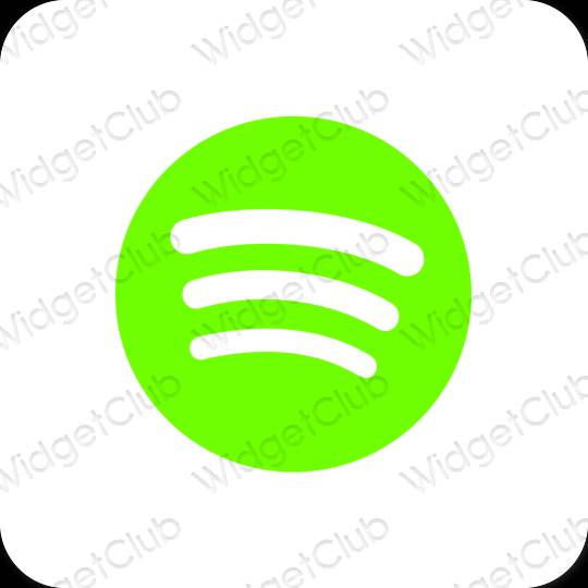 Estetik Spotify proqram nişanları