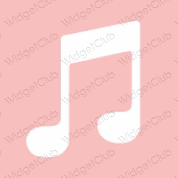 جمالية Apple Music أيقونات التطبيقات