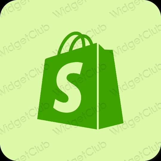 Estética Shopify ícones de aplicativos