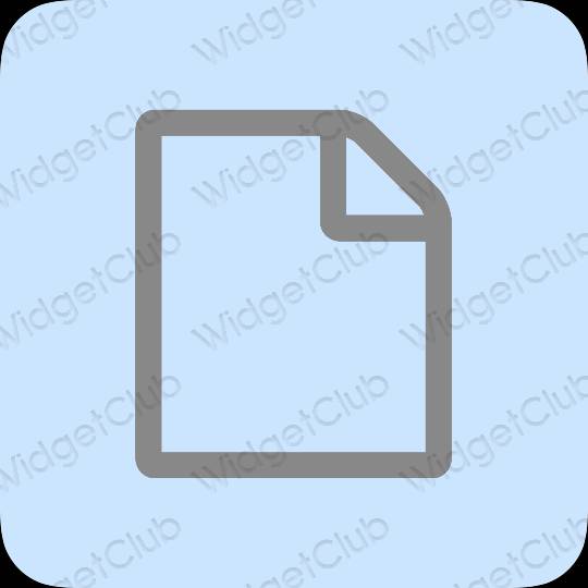 Aesthetic purple Files app icons