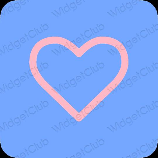 ესთეტიკური Apple Health აპლიკაციის ხატები