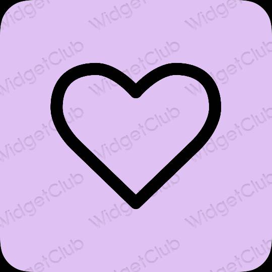 ესთეტიკური Apple Health აპლიკაციის ხატები
