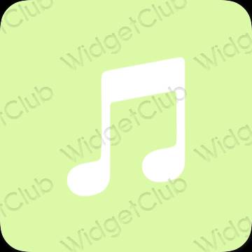 Estetické ikony aplikací Apple Music