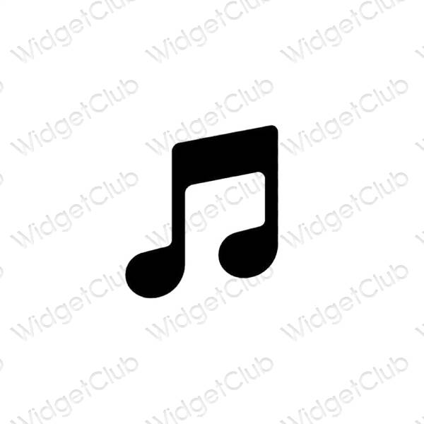 Estetske Apple Music ikone aplikacij