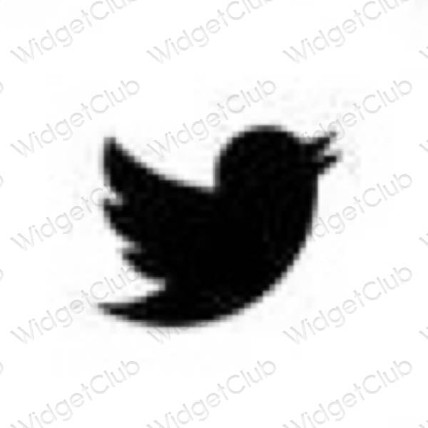 Twitter おしゃれアイコン画像素材