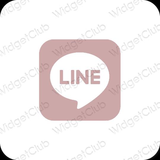 جمالية LINE أيقونات التطبيقات