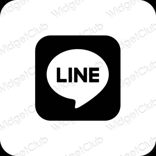 Æstetiske LINE app-ikoner