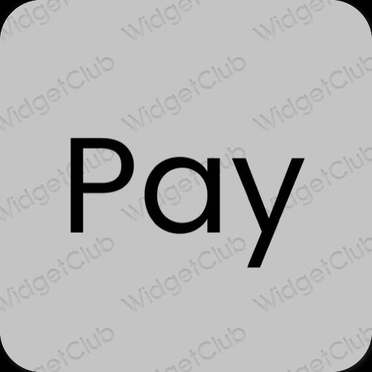 Icônes d'application PayPay esthétiques