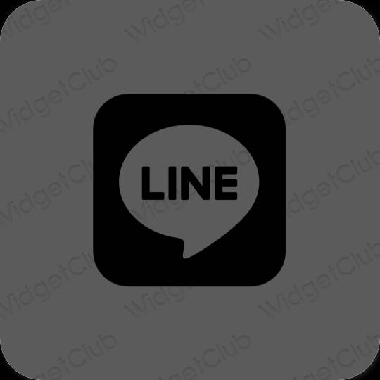 Icônes d'application LINE esthétiques