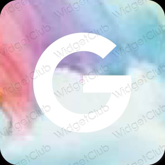 Aesthetic Google app icons