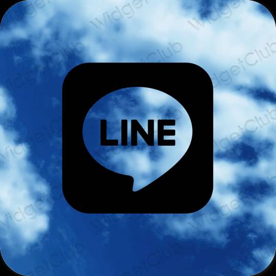 جمالية LINE أيقونات التطبيقات