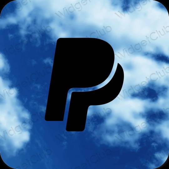 Icônes d'application Paypal esthétiques