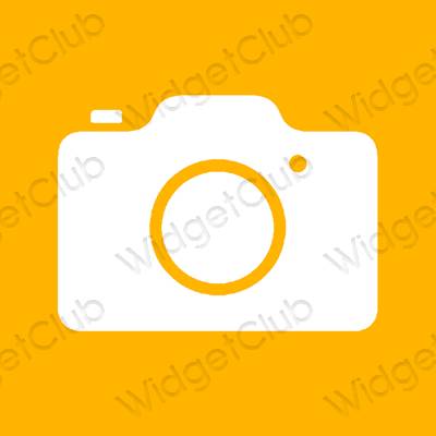 Estetis jeruk Camera ikon aplikasi