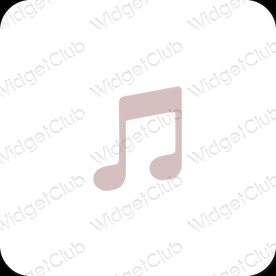 Icônes d'application Apple Music esthétiques