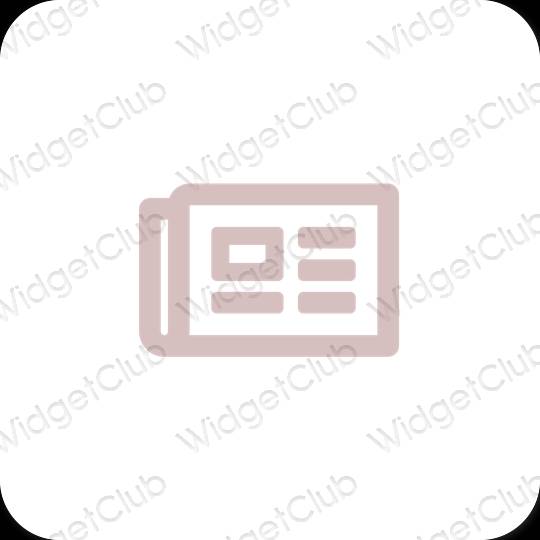 Aesthetic Notes app icons