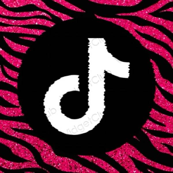 جمالية TikTok أيقونات التطبيقات