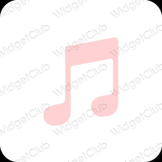 Estética Apple Music iconos de aplicaciones