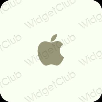 Esthetische Apple Store app-pictogrammen