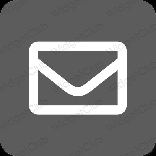 Stijlvol grijs Mail app-pictogrammen