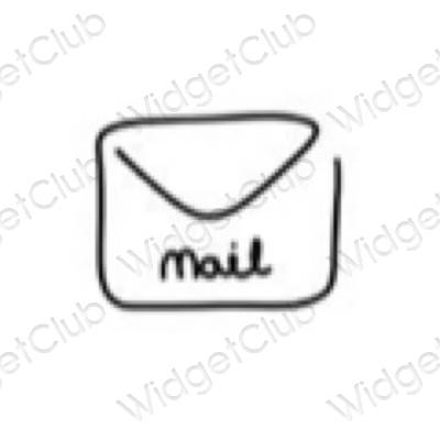 Estética Mail ícones de aplicativos