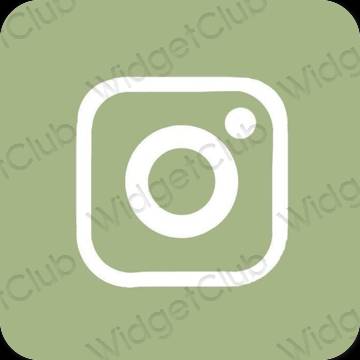 Estetické ikony aplikací Instagram