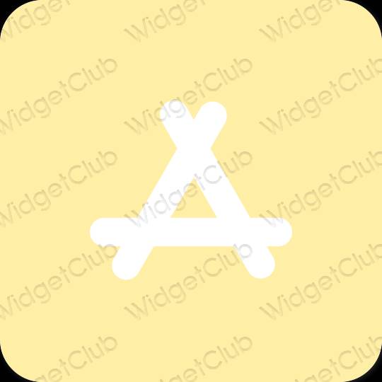 Естетски наранџаста AppStore иконе апликација