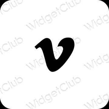 រូបតំណាងកម្មវិធី Vimeo សោភ័ណភាព