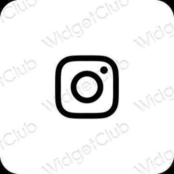 Estetické ikony aplikací Instagram