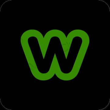 Estética Weebly ícones de aplicativos