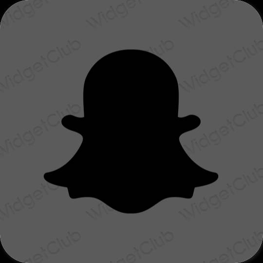 Estetické ikony aplikácií snapchat