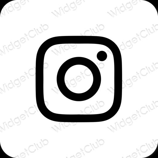 Ästhetische Instagram App-Symbole