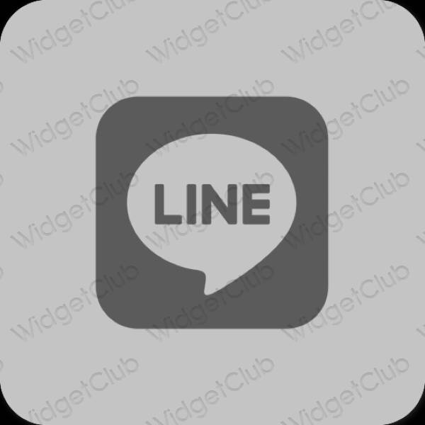 Естетични LINE икони на приложения