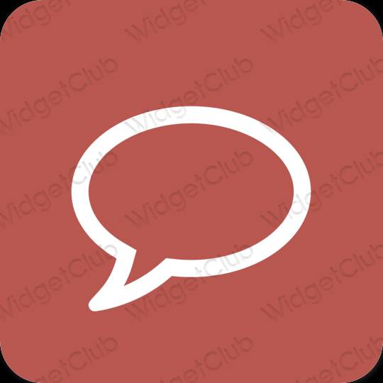 Esthetische Messages app-pictogrammen