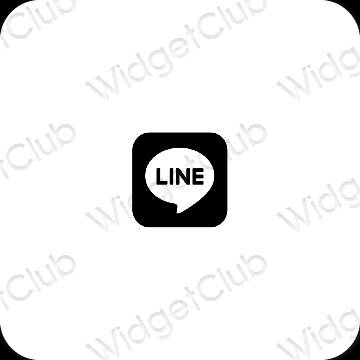 Esthetische LINE app-pictogrammen