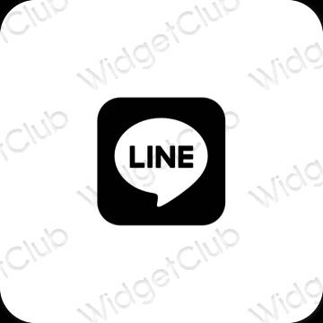 Эстетические LINE значки приложений