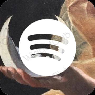 Estetické ikony aplikací Spotify