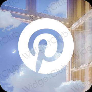 Icônes d'application Pinterest esthétiques