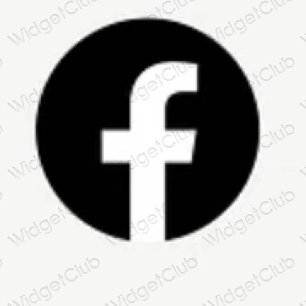 Aesthetic Facebook app icons