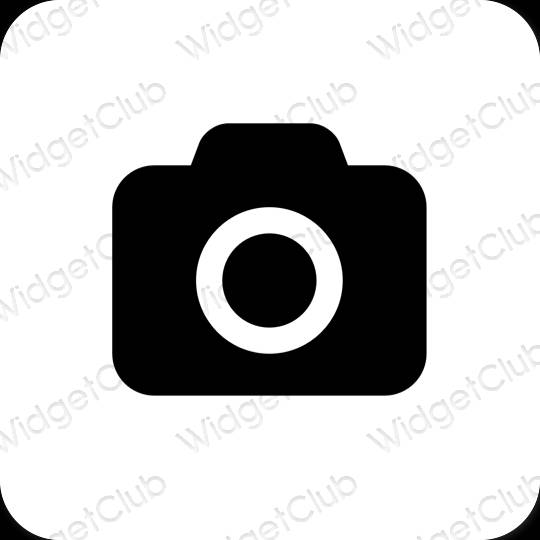 Esthetische Camera app-pictogrammen