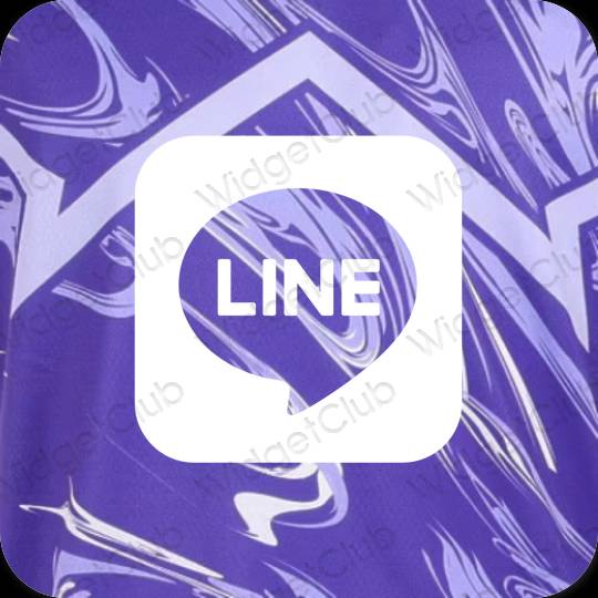 Ästhetische LINE App-Symbole