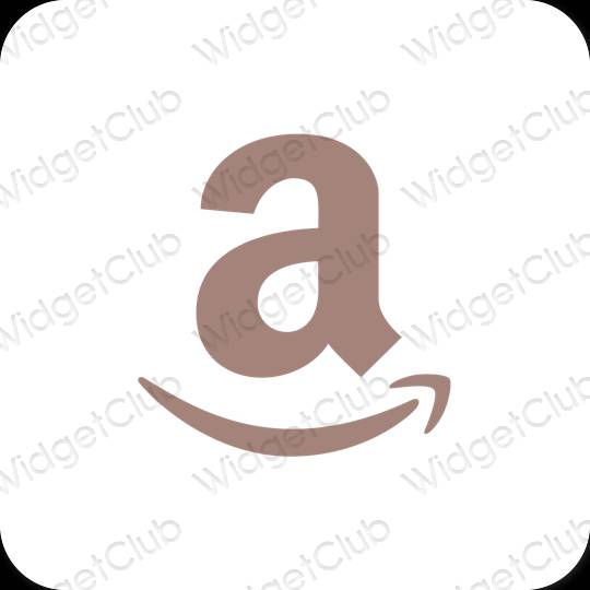 Esthetische Amazon app-pictogrammen