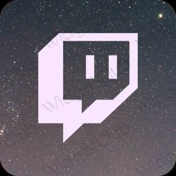 Estetické ikony aplikácií Twitch