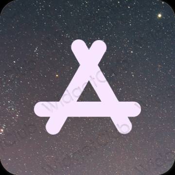 សោភ័ណ ពណ៌ស្វាយ AppStore រូបតំណាងកម្មវិធី