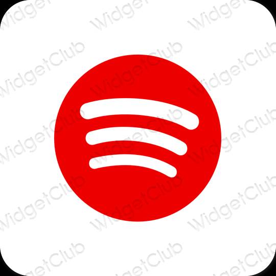 Ästhetische Spotify App-Symbole