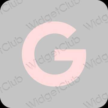 Esthetische Google app-pictogrammen