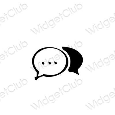 جمالية Messages أيقونات التطبيقات