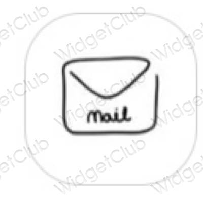 جمالية Mail أيقونات التطبيقات