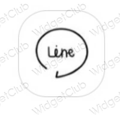 Ästhetische LINE App-Symbole